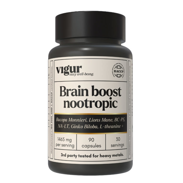 BRAIN BOOST NOOTROPIC 90 CAPS - VIGUR